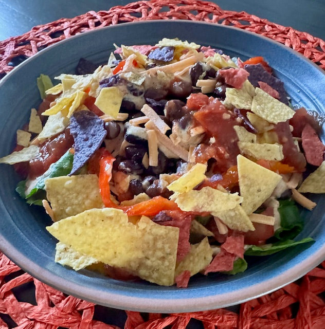 Hearty, High Protein, Vegan Taco Salad